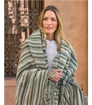 Stripe Pure Wool Throw