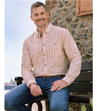 Check Classic Fit Cotton Shirt