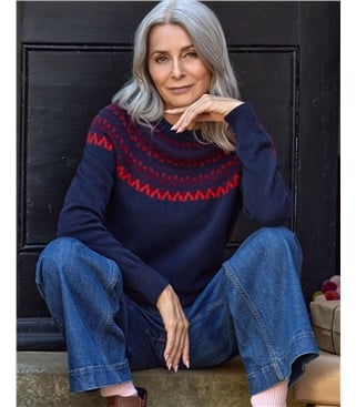 Crew Fairisle Yoke Jumper