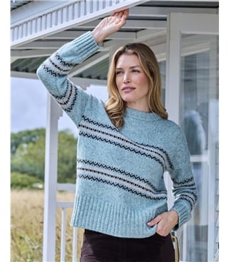 Fairisle Crew Neck Sweater