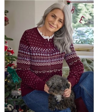 Fairisle Pattern Cardigan