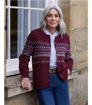 Fairisle Pattern Cardigan
