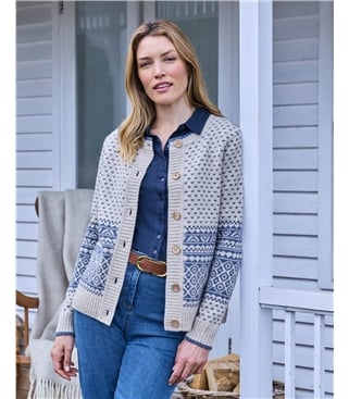 Nordic Mono Stitch Cardigan
