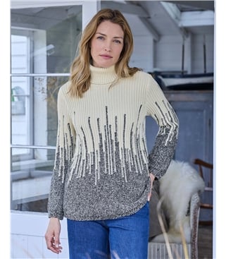 Roll Neck Twist Jumper