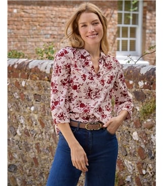 Relaxed Printed Blouse