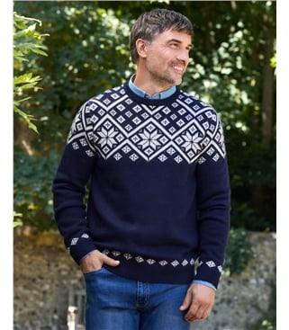 Mono Mens Fairisle Jumper