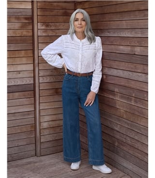 Wide Straight Leg Jeans