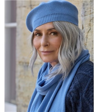 Cashmere Merino Beret
