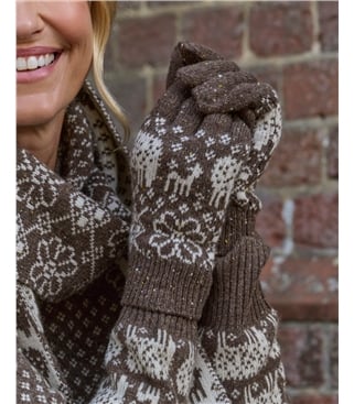 Womens Fairisle Glove