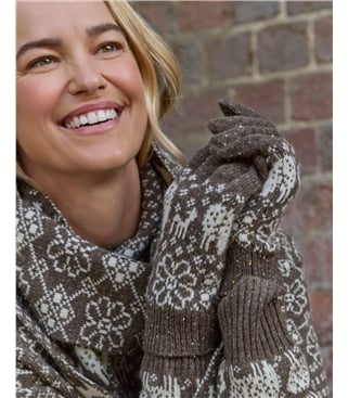 Womens Fairisle Glove