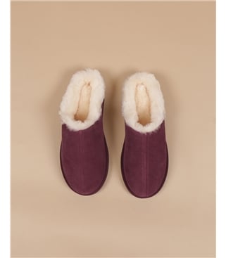 Suede & Sheepskin Mule