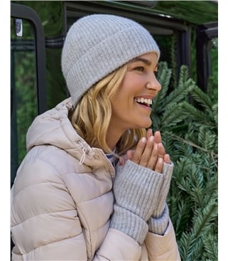 Ribbed Cashmere Hat