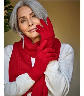 Handschuhe aus Lammwolle für Damen