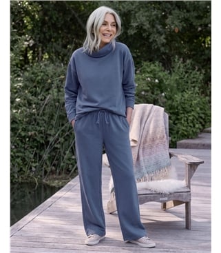 Gower Seam Detail Wide Joggers