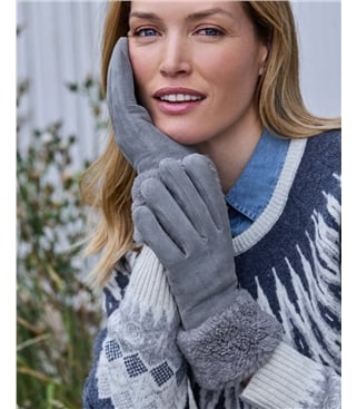 Cuffed Sheepskin Glove