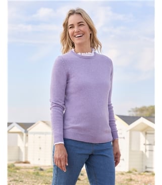 Womens Lambswool Crew
