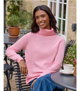 Womens Lambswool Polo