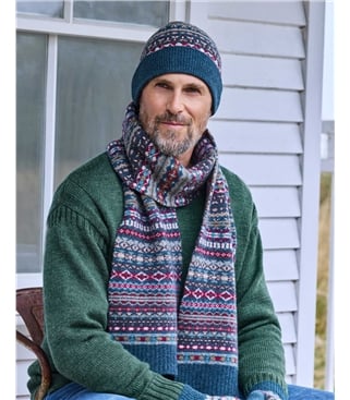 Mens Fairisle Lambswool Hat
