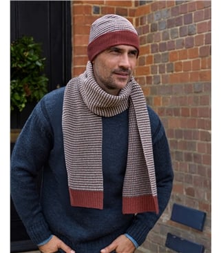 Mens Textured Stitch Hat