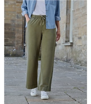 Soft Denim Jersey Trousers