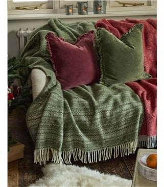 Fairisle Pure Wool Throw