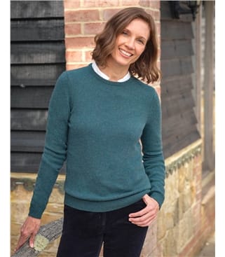 Womens Lambswool Crew