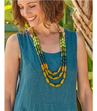 Multirow Long Necklace