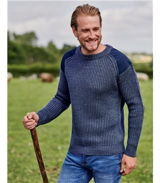 Countryman-Pullover aus reiner Wolle für Herren