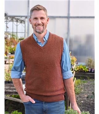 Mens Classic Lambswool Slipover