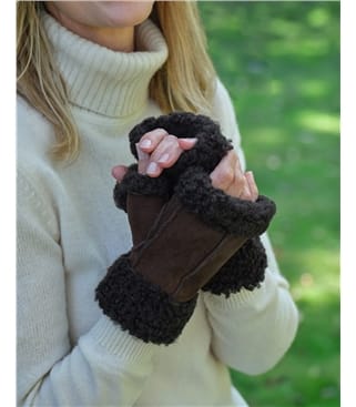 Fingerless Patch Mitten