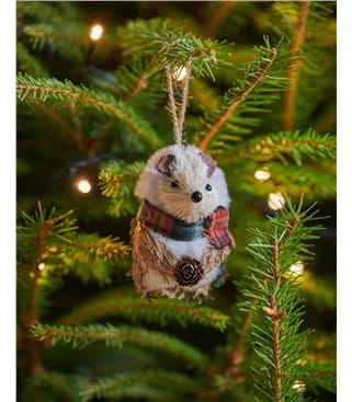 Herbert the Hedgehog Christmas Decoration