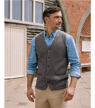 Organic Cotton Cashmere Waistcoat