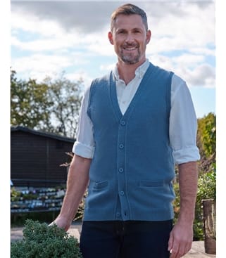Mens Lambswool Waistcoat