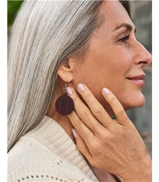 Disc Drop Earring
