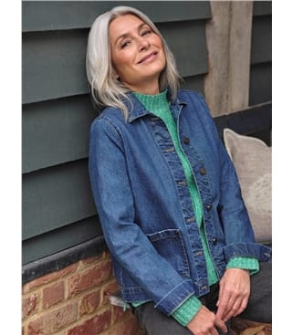 Veste en denim - Femme - Pur Coton