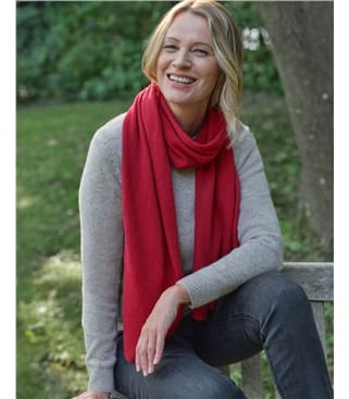 Cashmere Merino Rippenschal