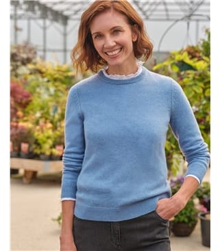 Womens Lambswool Crew
