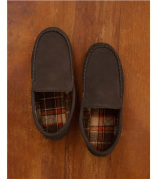 Mens Suede Moccasin With Cotton Lining