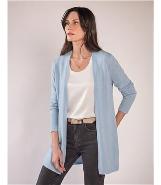 Gassato Lightweight Cashmere Swing Cardigan