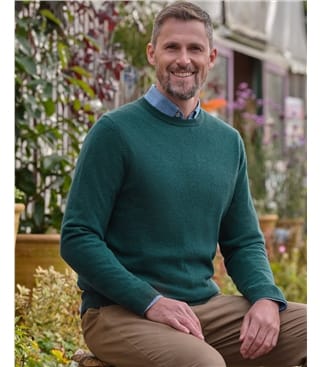 Cashmere Merino Crew Neck Jumper