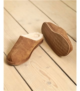 Mules bordées de laine - Homme - Peau de mouton