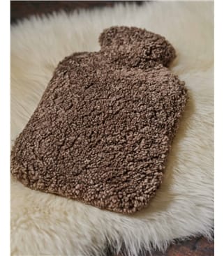 Shearling Hot Water Bottle and Cover