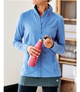 Action Zip Through Sweatshirt