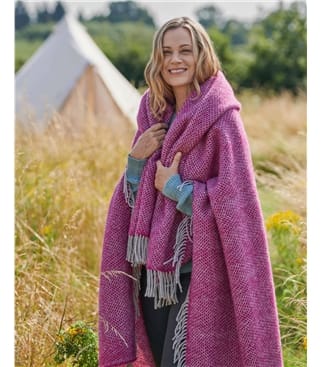 Pure Wool Beehive Throw