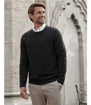 Mens Cashmere Crew Sweater