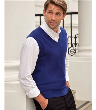 Mens Cashmere Slipover