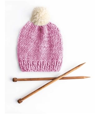 Beginners Pom Pom Hat Knitting Kit