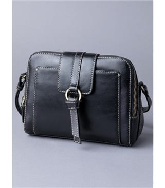 Birthwaite Leather Cross Body Bag