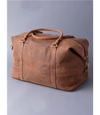 Hunter Leather Holdall