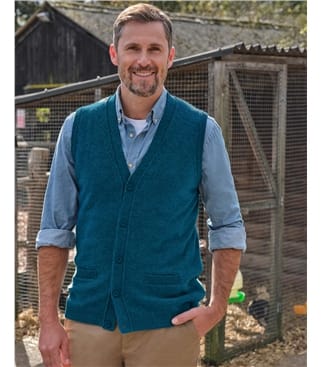Mens Lambswool Waistcoat